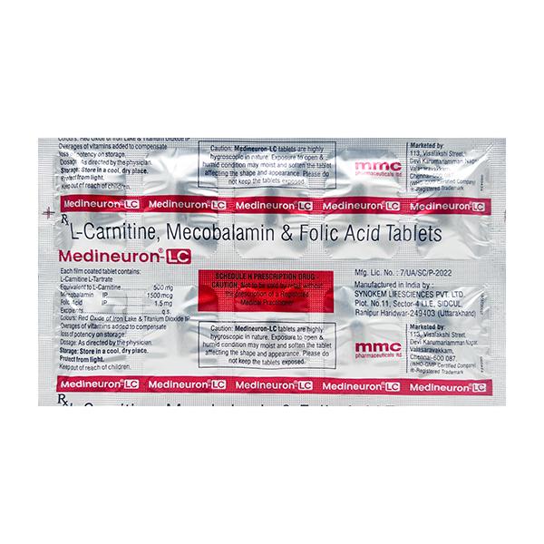 MEDINEURON LC Tablet 10's - Supplements-Vam
