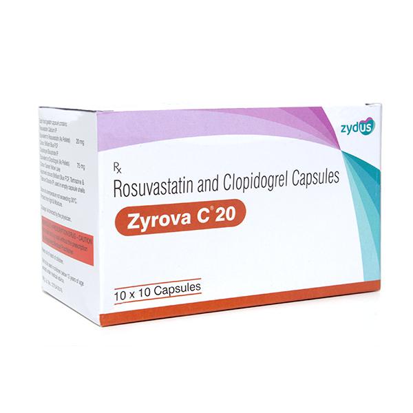 ZYROVA C 20 Capsule 10's - Blood Clot-Ant