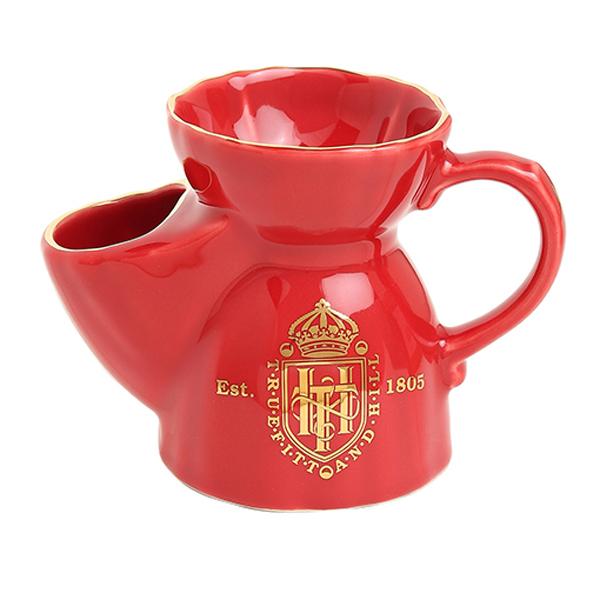 Netmeds | Truefitt and Hill Red Shaving Mug Handcrafted Signature Product of Truefitt and Hill 1's