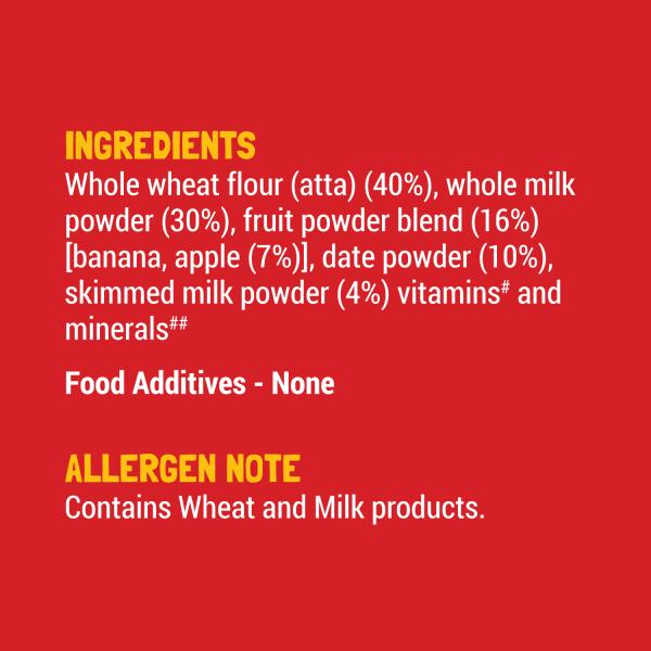 Slurrp farm Cereal - Wheat, Apple and Date with Milk (Refill Pack) 200 g - Baby And Infant Supplements