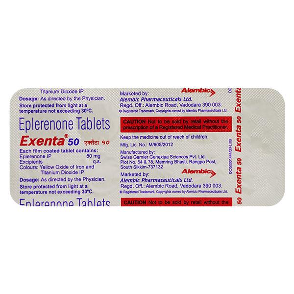 Exenta 50mg Tablet 10'S