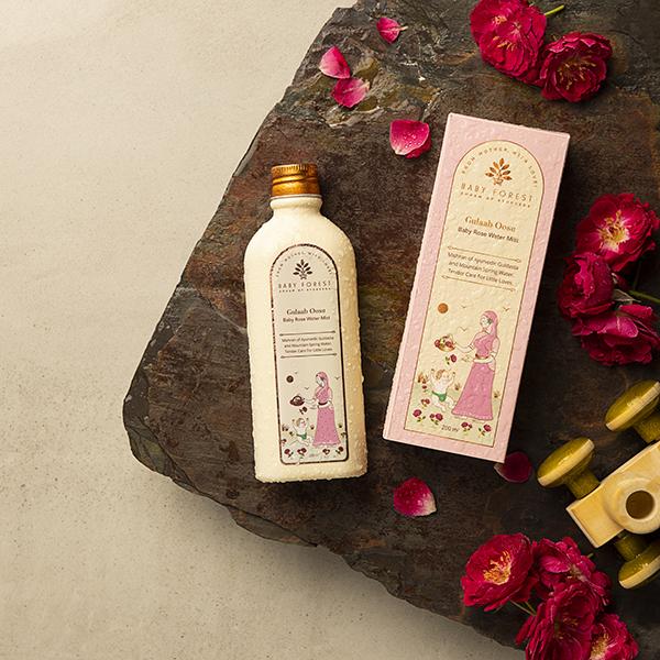 Baby Forest Gulaab Oose Baby Rose Water Mist 200 ml - Creams, Lotions & Oils