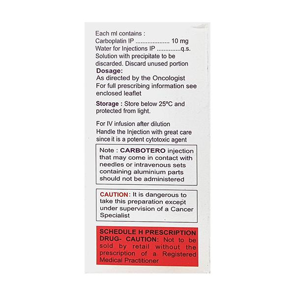 CARBOTERO 450mg Injection 45ml - Cancer Oncology-Cyt