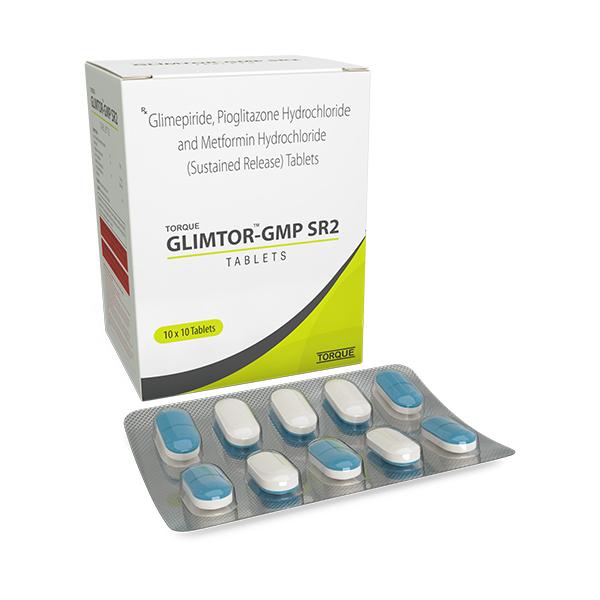 GLIMTOR GMP SR 2 Tablet 10's - Diabetes-Ant