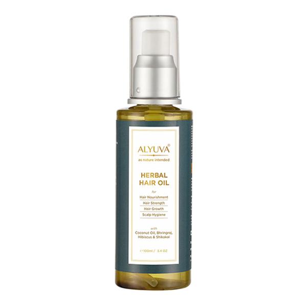 Alyuva Herb Enriched 100% Natural Hair Oil 100 ml - Hair Oils