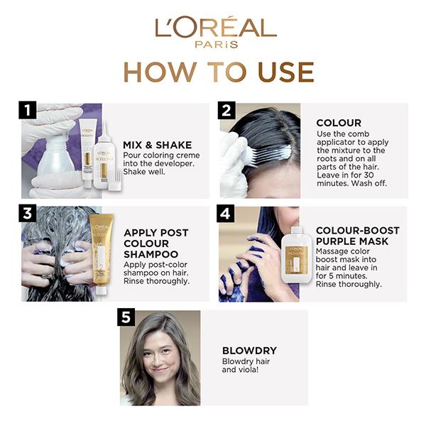 L'Oreal Paris Excellence Fashion Hair Color with Color Boost, 9.13 Golden Blonde 172 ml - Crème
