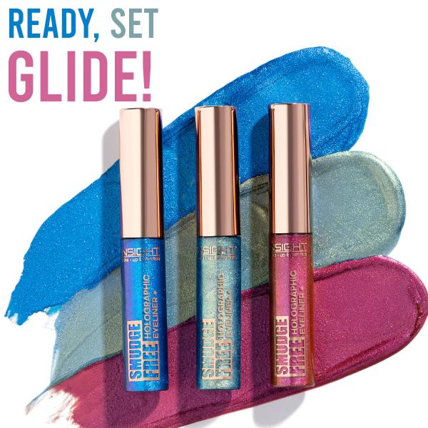 Insight Cosmetics Smudge Free Holographic Eyeliner - Turquoise Illusion 5 gm - Eyeliners