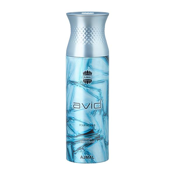 Ajmal Avid & Blu & Wisal Dahab Deodorant Spray - For Men (Pack Of 3) 200 ml - Men Perfumes (Edt/Edp)