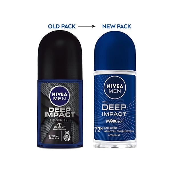 Netmeds | Nivea Men Deep Impact 72H Deodorant - Maxxtech 50 ml