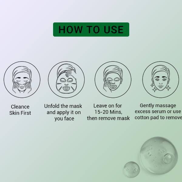 Mancode 1% Salicylic Acid Facial Sheet Mask For All Skin Types 25 gm - Face Mask