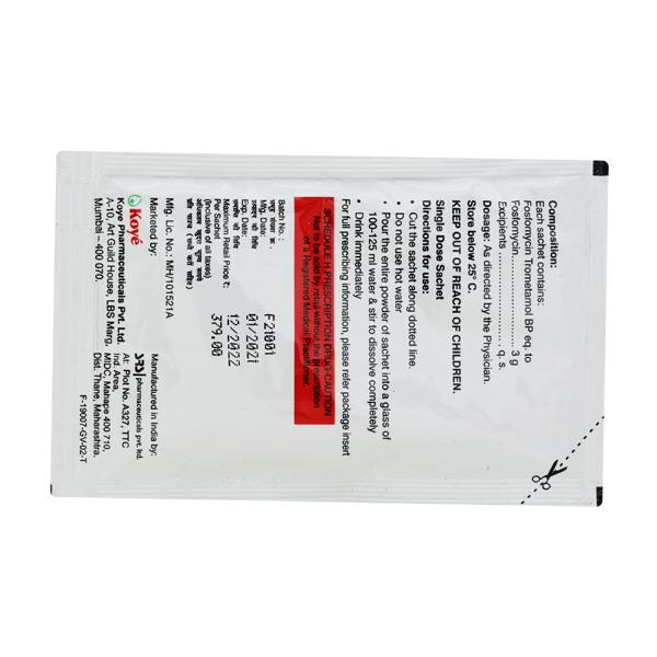 Fosfoe DELICIOUS MANGO FLAVOUR Powder 8Gm - Bacterial Infections-OAB