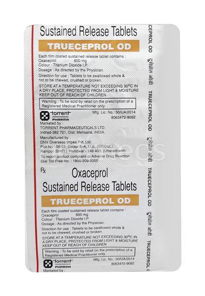 Netmeds | Trueceprol OD 600mg Tablet 10'S
