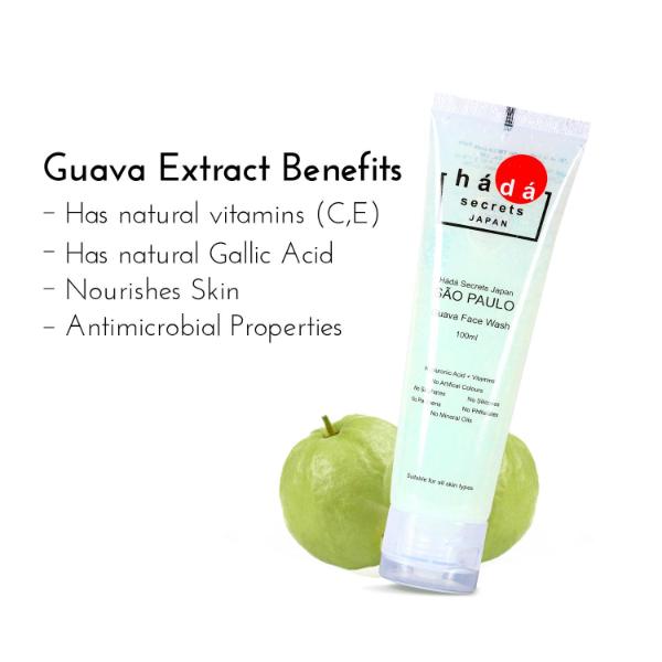 Hada Secrets Japan Sao Paulo Guava Facewash 100 ml - Face Wash & Cleansers