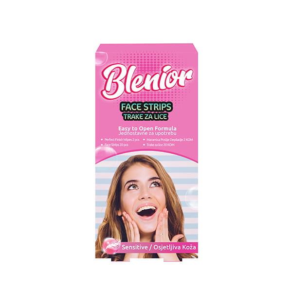 Netmeds | Blenior Face Strips 20 Pcs Sensitive 1's