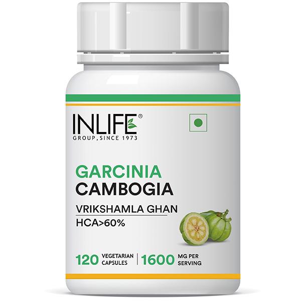INLIFE Garcinia Cambogia 1600 mg Vegetarian Capsules 120's - Weight Loss