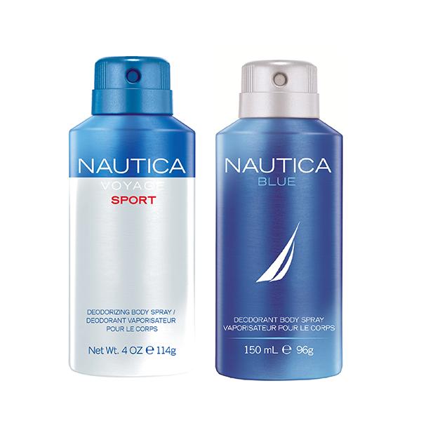 Nautica Voyagesport + Blue Deo Combo Set - Pack of 2 300 ml - Deodorants/Roll-Ons