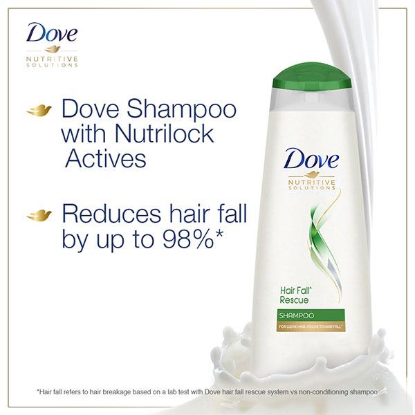 Dove Hair Fall Rescue Nutri Serum Hair Nourishing Shampoo 340ml - Shampoos