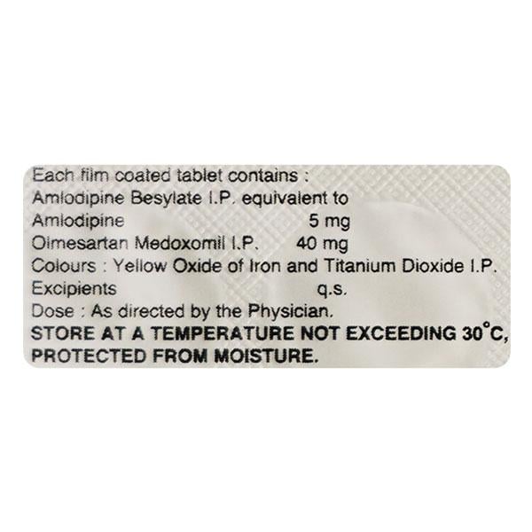 Olsar A 40mg Tablet 10'S - Hypertension-Ang