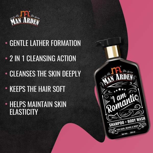 Man Arden I Am Romantic Shampoo + Body Wash 250 ml - Shampoos