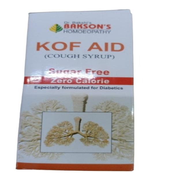 Netmeds | Bakson's Kof Aid Sugar Free Zero Calorie Cough Syrup 115 ml