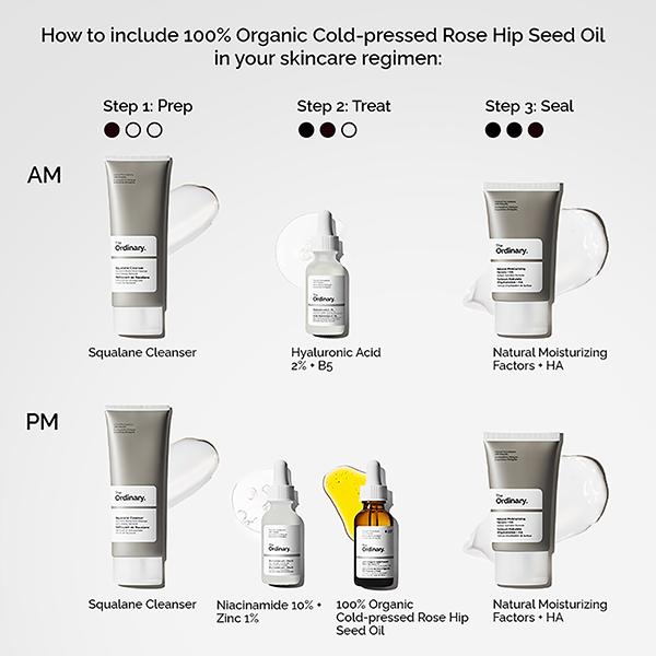 The Ordinary 100% Organic Cold-Pressed Rose Hip Seed Oil 30 ml - Face Oils