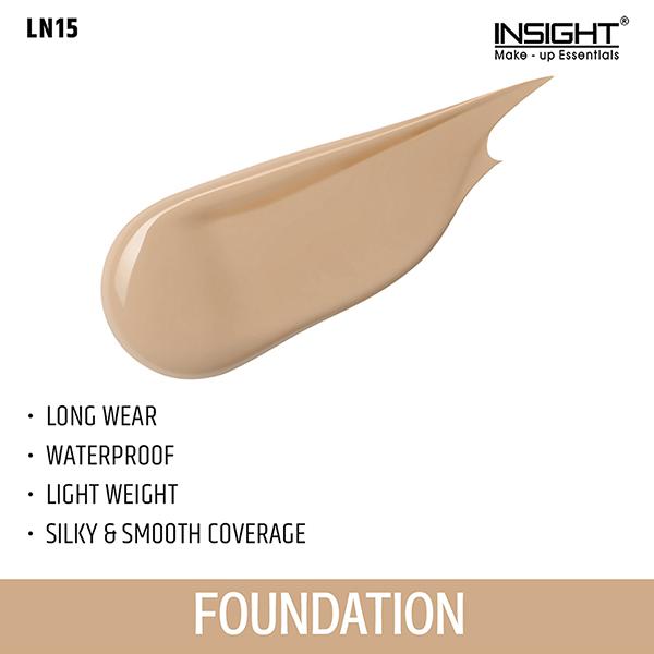 Insight Cosmetics Ultra-Thin Second Skin Long Wear Foundation LN15 20 ml - Foundation