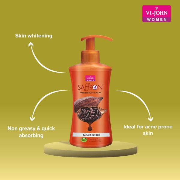 Vi-John Saffron Fairness Body Lotion Combo - Pack of 6 x 250 ml - Lotions & Creams