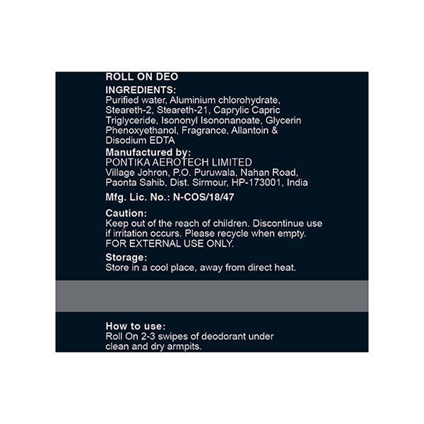 The Man Company Bleu Roll On Deo 55 ml - Men Deodorants/Roll-Ons