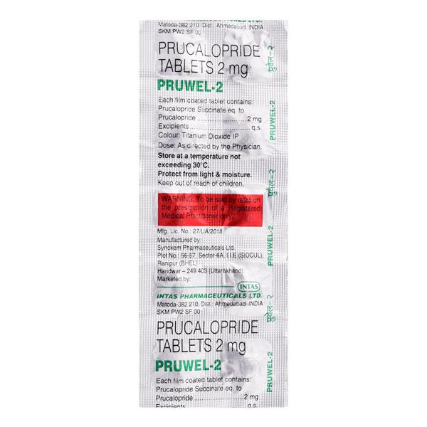 Pruwel 2mg Tablet 10'S - Constipation-Lax
