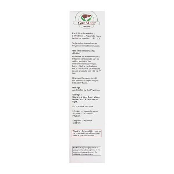 GANMERZ Infusion 10ml - Supplements-Int