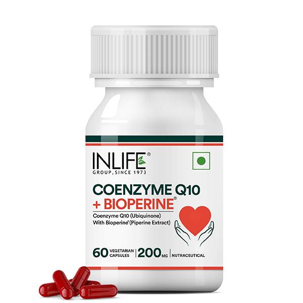 Netmeds | INLIFE Coenzyme Q10 + Bioperine Veg Capsule 60's