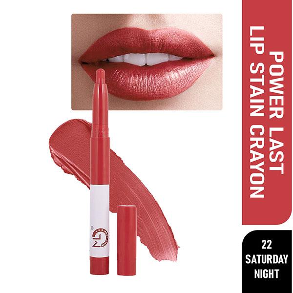 Netmeds | Matt Look Power Last Lip Stain Crayon Lipstick& Luxurious Creamy Matte, Saturday Night 1.3 gm