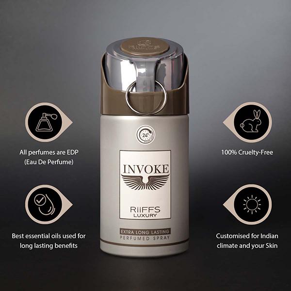 RiiFFS Luxury Invoke Body Spray for Men 250 ml - Men Perfumes (Edt/Edp)