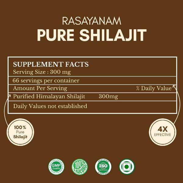 Rasayanam Pure Shilajit Resin 20 g - General Health