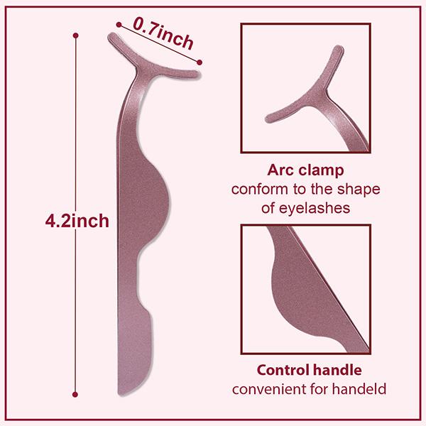 Bronson Professional Eyelash Curler Extension Applicator Remover Clip False Eyelashes Tweezer Nipper 1's - Eyelashes