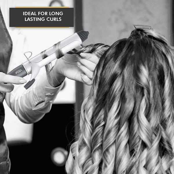 VEGA Professional Pro Cera Curls 38mm Barrel Hair Curler, (VPMCT -06) 1's - Rollers & Curlers