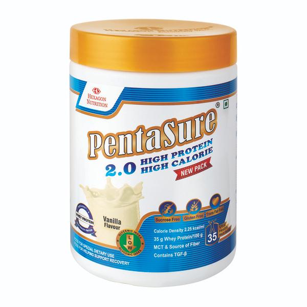 Netmeds | PentaSure 2.0 High Protein High Calorie Powder - Vanilla Flavour 400 g