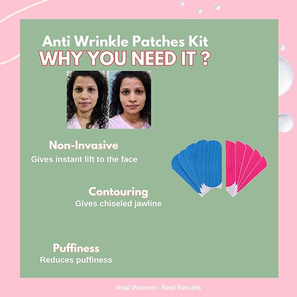 House of Beauty Overnight Anti-Wrinkle Face Taping Patches-Droopy, Sagged Cheek & Wrinkles 1's - Masks & Peels