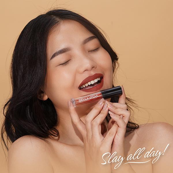 Bellavita Kiss-Proof Liquid Lipstick Mocha Madness 4.5 ml - Liquid Lipsticks