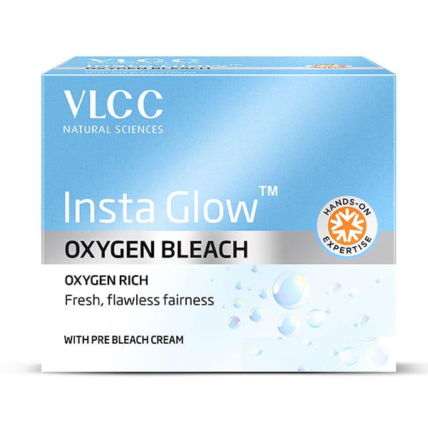 Netmeds | VLCC Insta Glow Oxygen Bleach with PRE Bleach Cream 25.7gm