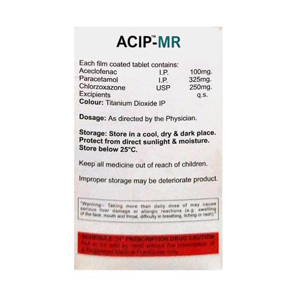 ACIP MR Tablet 10's - Pain relief-Nsa