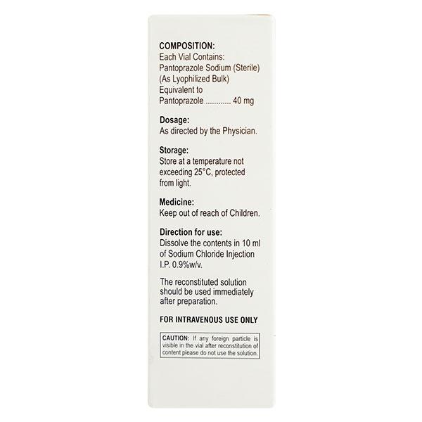 Glanpan 40mg Injection 1'S - Ulcer/Reflux/Flatulence-Aaa