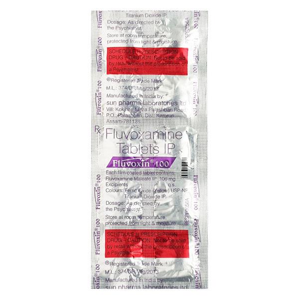 Fluvoxin 100mg Tablet 10'S - Depression-Ant