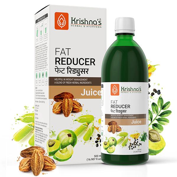 Krishna's Herbal & Ayurveda Fat Reducer Juice 500 ml - Ayurvedic Juices