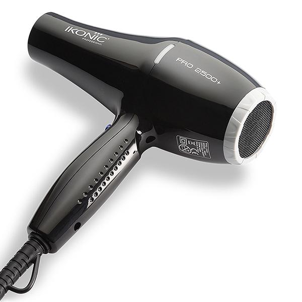 Ikonic Professional HD Pro 2500+ Hair Dryer (Black) - Hair Dryers
