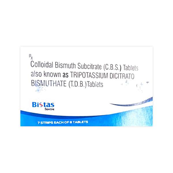 BISTAS Tablet 8's - Ulcer/Reflux/Flatulence-Aaa