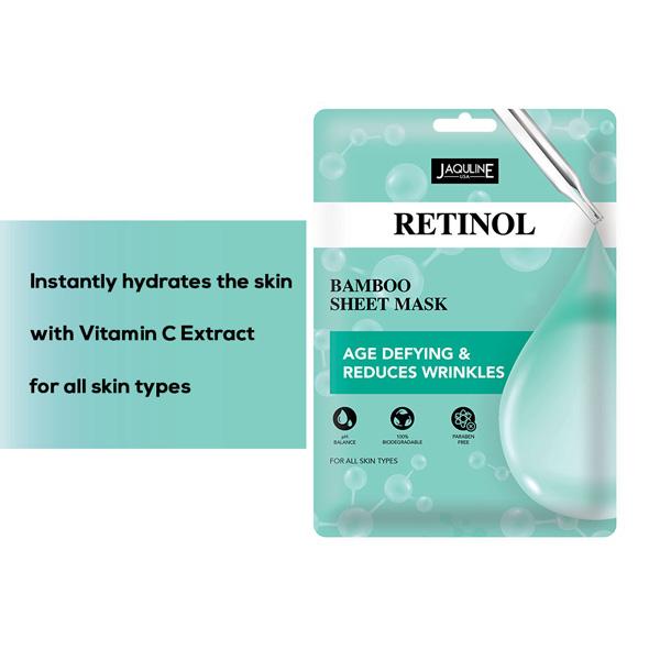 Jaquline USA Retinol Sheet Mask 25 gm - Sheet Masks