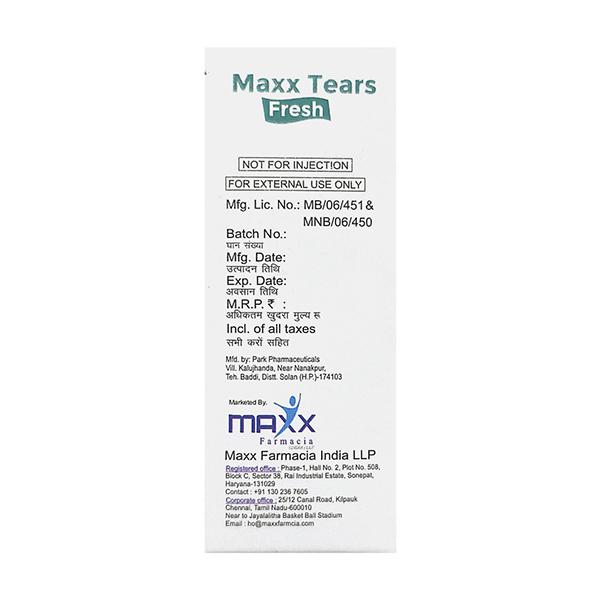 MAXX TEARS FRESH Eye Drops 10ml - Dry Eye-ODA
