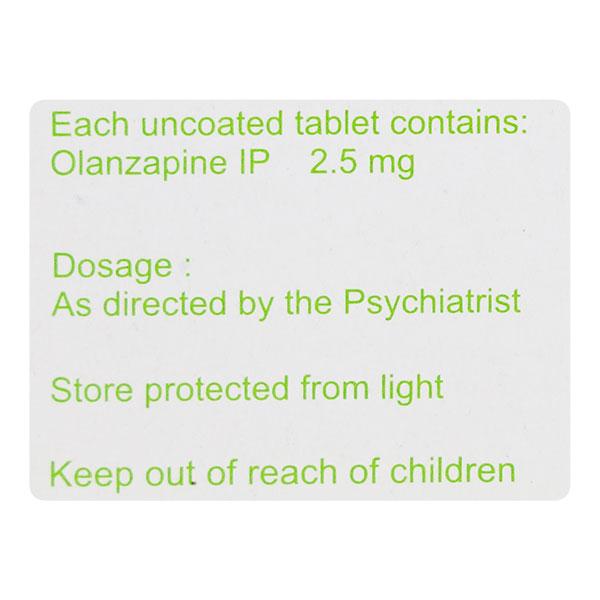 Ozapin MD 2.5mg Tablet 10'S - Schizophrenia-Aps