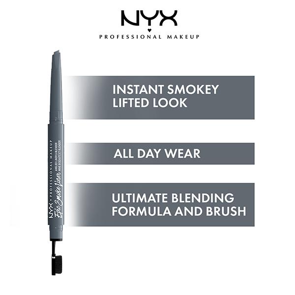 NYX Professional Makeup Epic Smoke Angled Liner and Blender - Slate Smoke 0.17 gm - Eyeliners